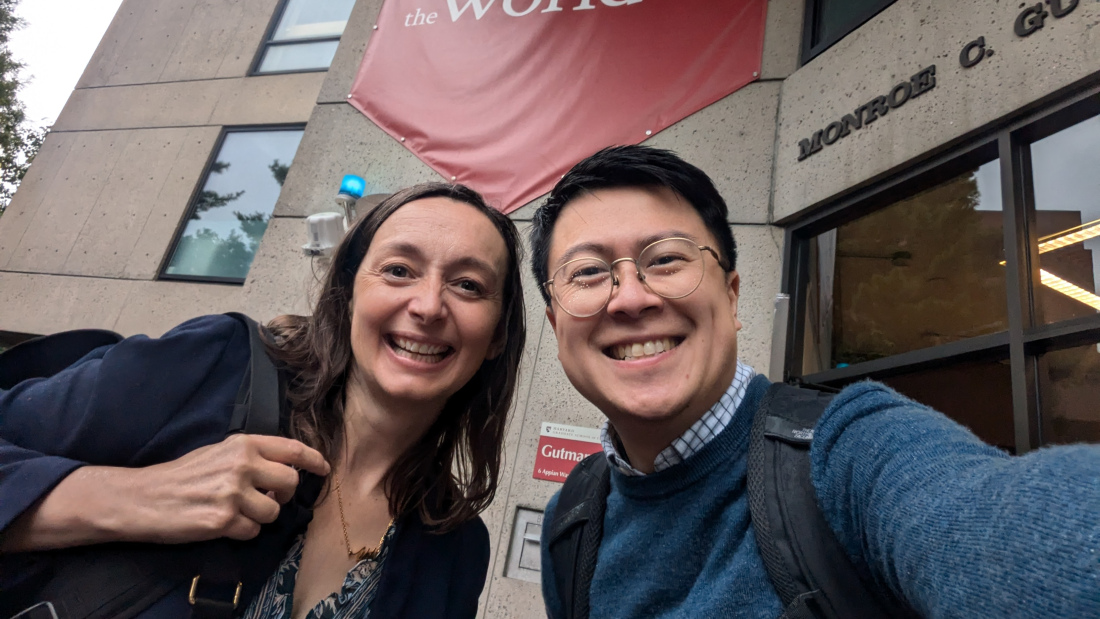 Marie Zemler Wu and Brendan Chan